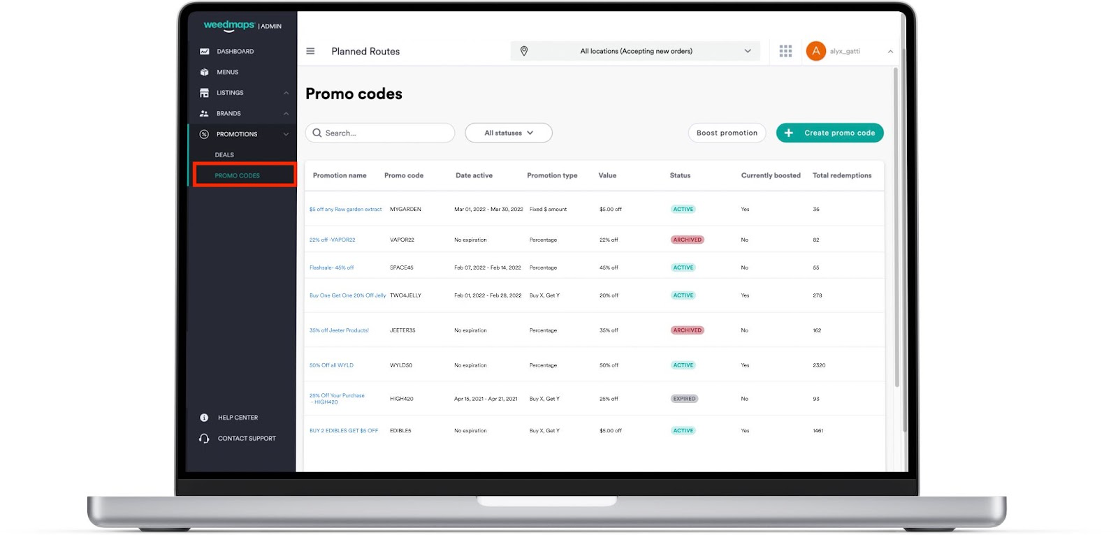 WM Deals How to edit a promo code